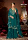 Mastani By Rangoon Georgette Best Sharara Suits Wholesale Shop In Surat